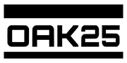 OAK25 Logo mit dem Text 'OAK25' und einem stilisierten Eichblatt