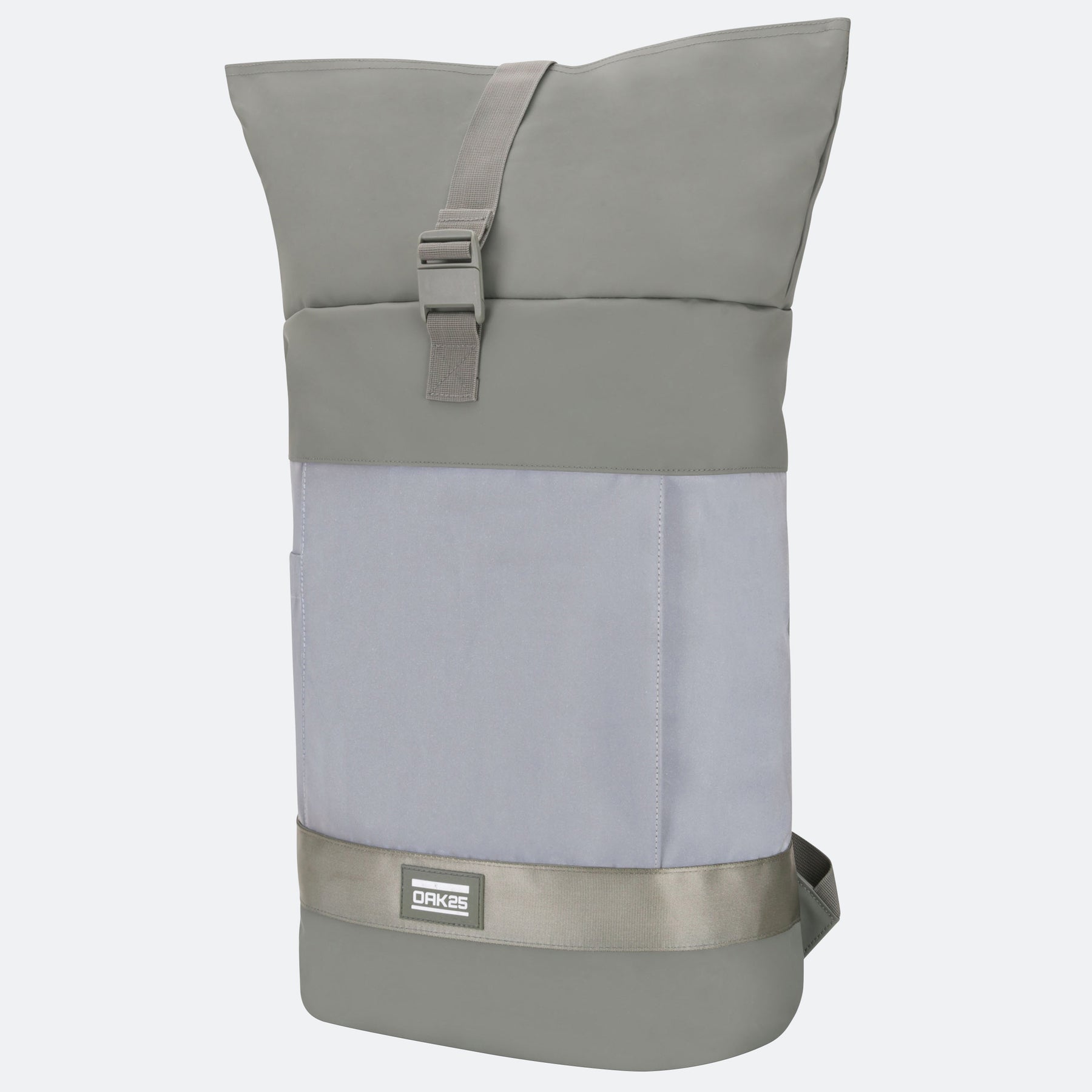 Rolltop-Rucksack OAK25 Commute L in Salbeigrün mit erweiterbarem Volumen bis 32 Liter