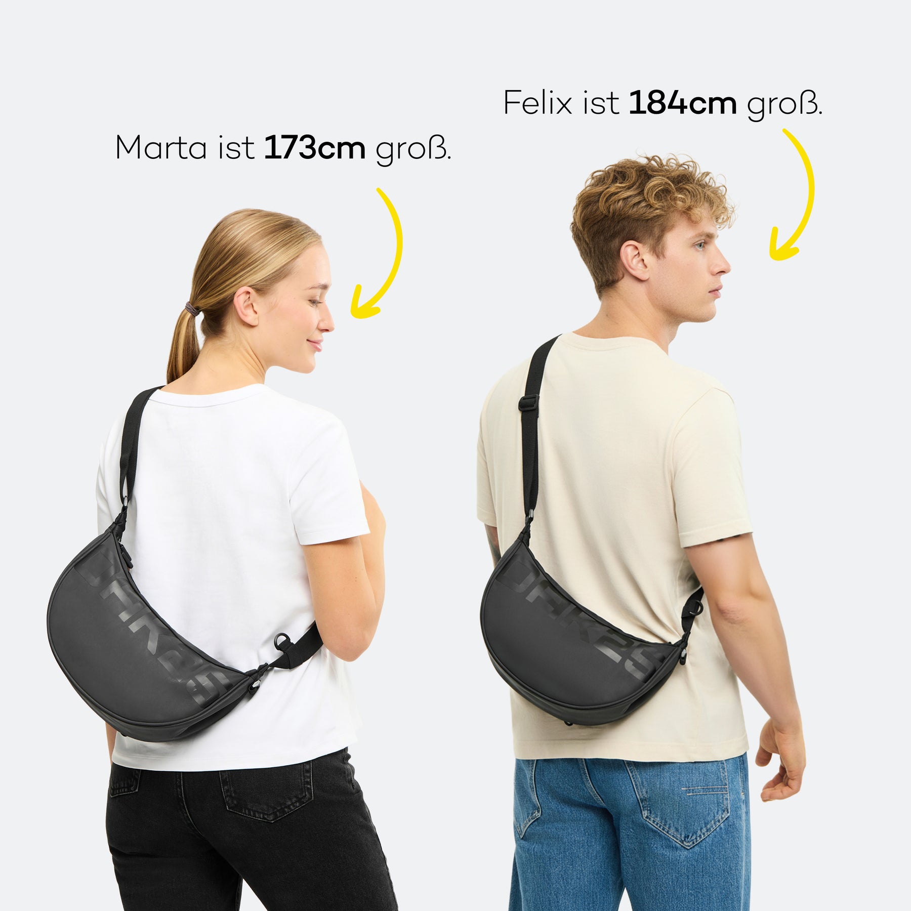 Luminite Half Moon Bag