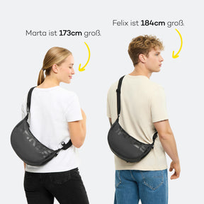 Luminite Half Moon Bag