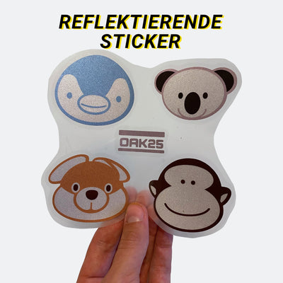 Reflektierende Sticker - Cute Animals